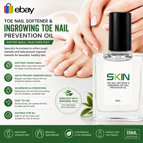 Toe nail softener softens - nail,