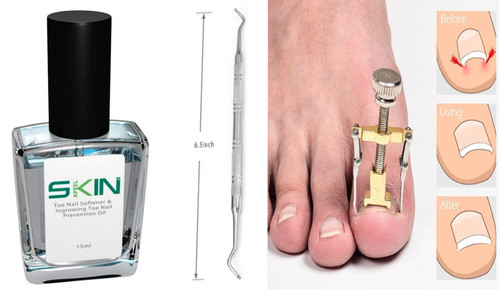 Toe nail softener set - toe, |