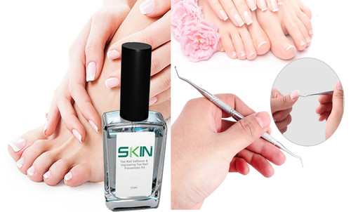 Toe nail softener set - nail,