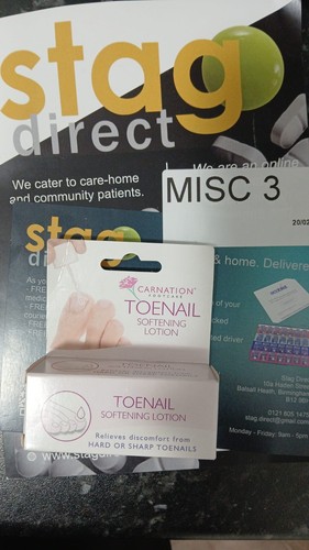 Carnation toenail softening - carnation,